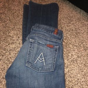 7 for all mankind bootcut jeans!